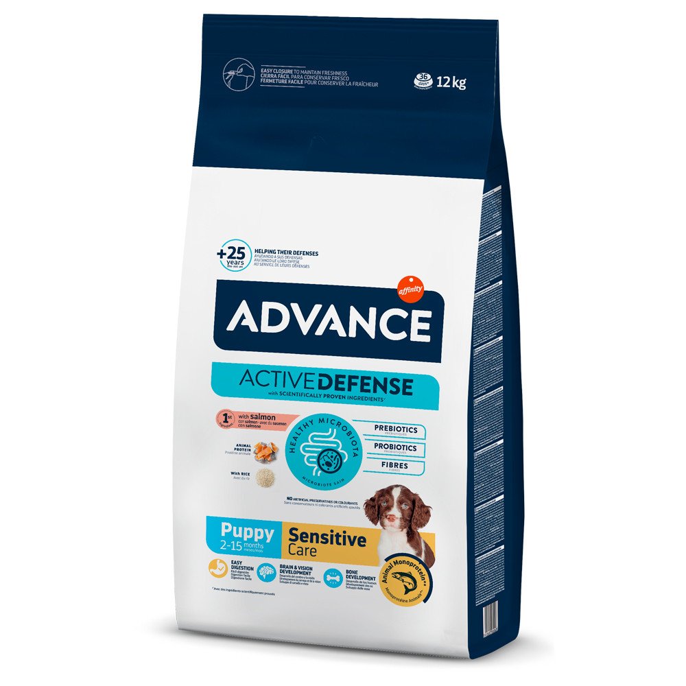 Advance Cão Puppy Sensitive Salmon & Rice 700Gr/3Kg/12Kg - Image 3