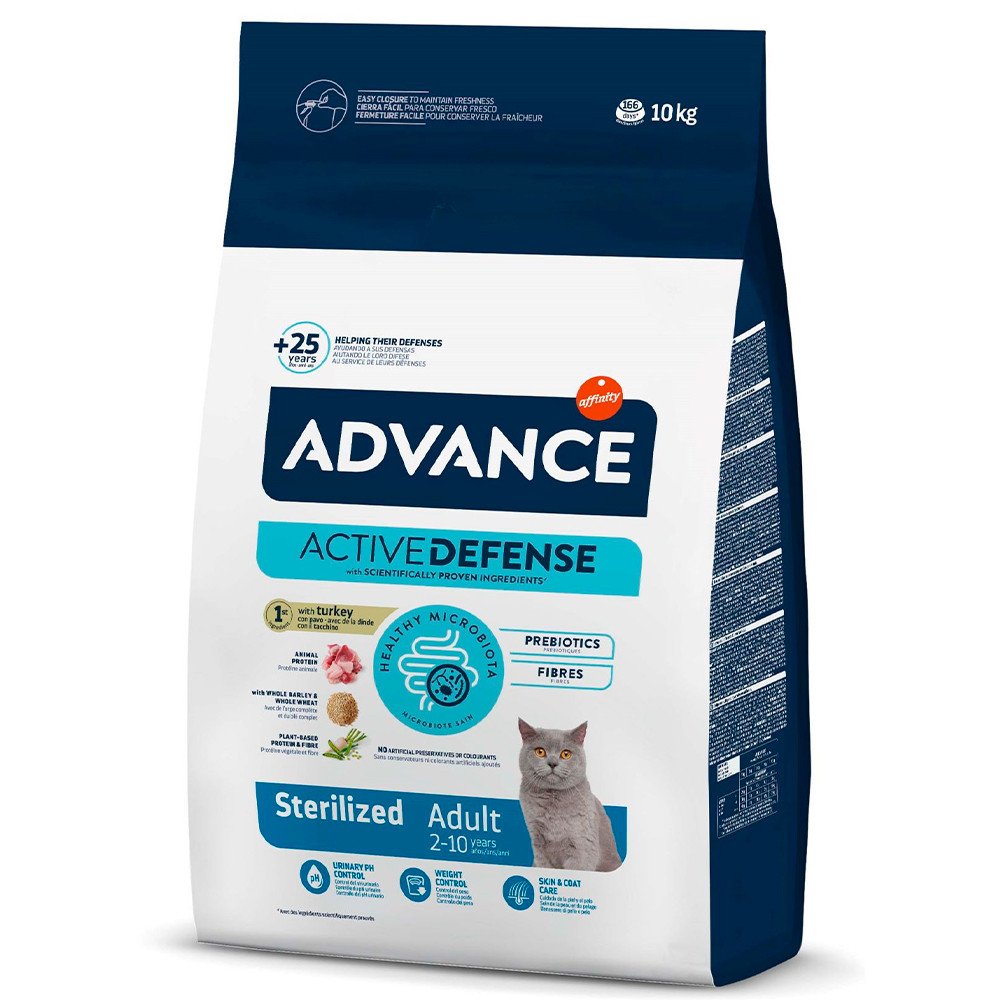 Advance Gato Sterilized Turkey & Barley 400Gr/1,5Kg/3Kg/6Kg/10Kg - Image 5