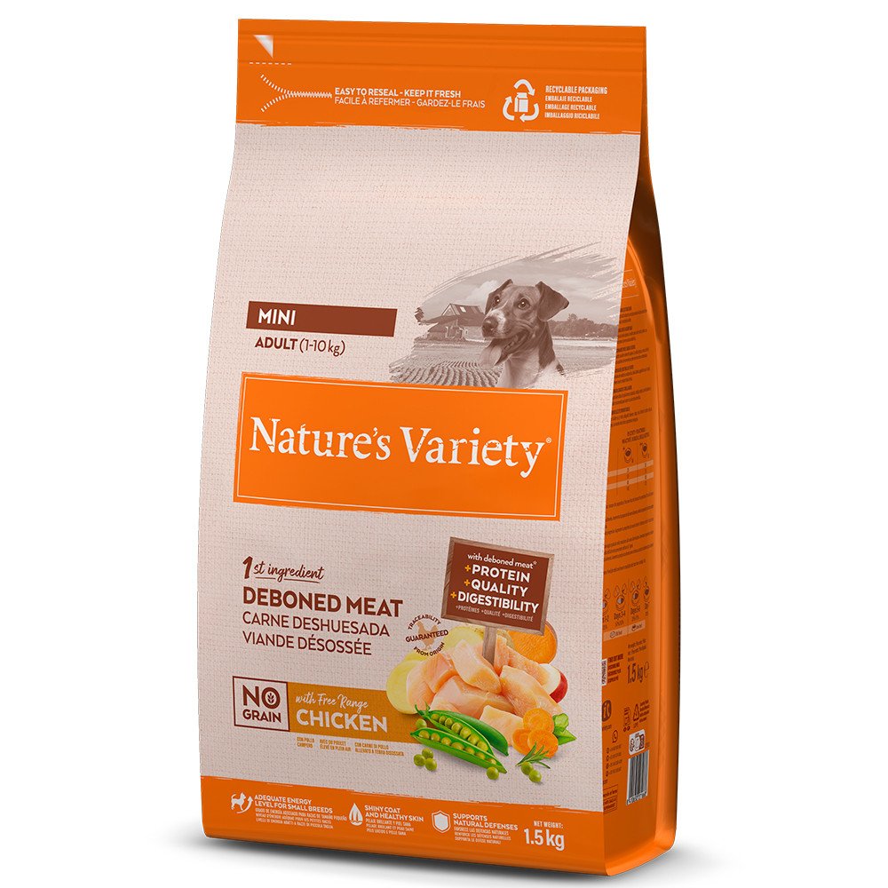 Natures Variety Cão No Grain Mini Adulto Frango 1,5Kg/7Kg - Image 2
