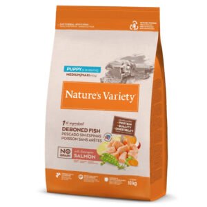 Natures Variety Cão No Grain Medium/Maxi Puppy Salmão Nor 3Kg/10Kg