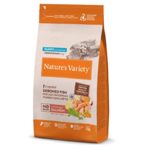 Alternative view of Natures Variety Cão No Grain Medium/Maxi Puppy Salmão Nor 3Kg/10Kg
