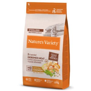 Alternative view of Natures Variety Gato No Grain Sterilized Frango 300Gr/1,25Kg/3Kg/7Kg
