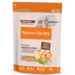 Natures Variety Gato No Grain Sterilized Frango 300Gr/1,25Kg/3Kg/7Kg