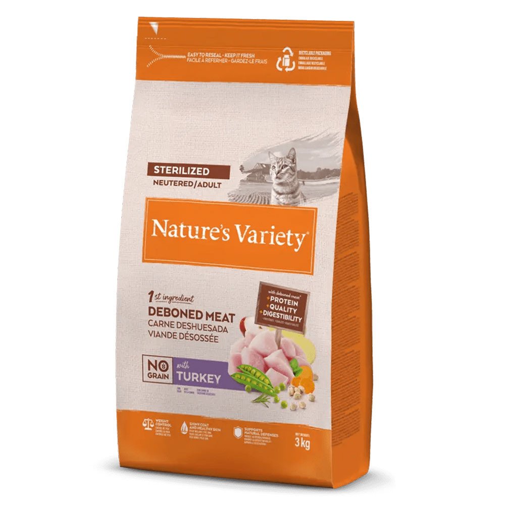 Natures Variety Gato No Grain Sterilized Peru 1,25Kg/3Kg/7Kg - Image 3
