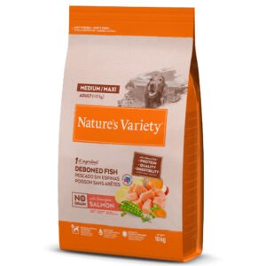 Alternative view of Natures Variety Cão No Grain Medium/Maxi Adult Salmão Nor 3Kg/10Kg
