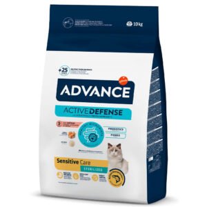 Advance Gato Sterilized Sensitive Salmon & Rice 1,5Kg/3Kg/10Kg
