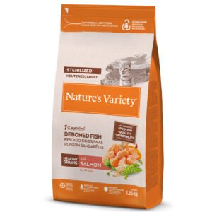Alternative view of Natures Variety Gato Healthy Grain Sterilized Salmão 1,25Kg/3Kg/7Kg