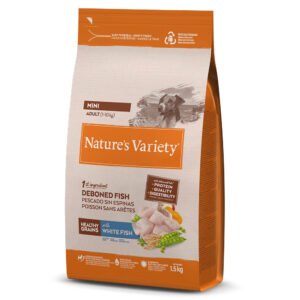 Alternative view of Natures Variety Cão Healthy Grain Mini Adult Peixe Branco 1,5Kg/3Kg