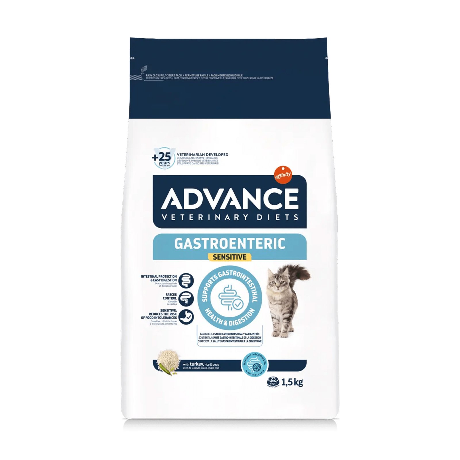 Advance Veterinary Diets Gato Gastroenteric Sensitive 400Gr/1,5Kg/2,75Kg/7,5Kg - Image 5