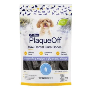 PlaqueOff Mini Bones Mirtilo Cão - 340gr