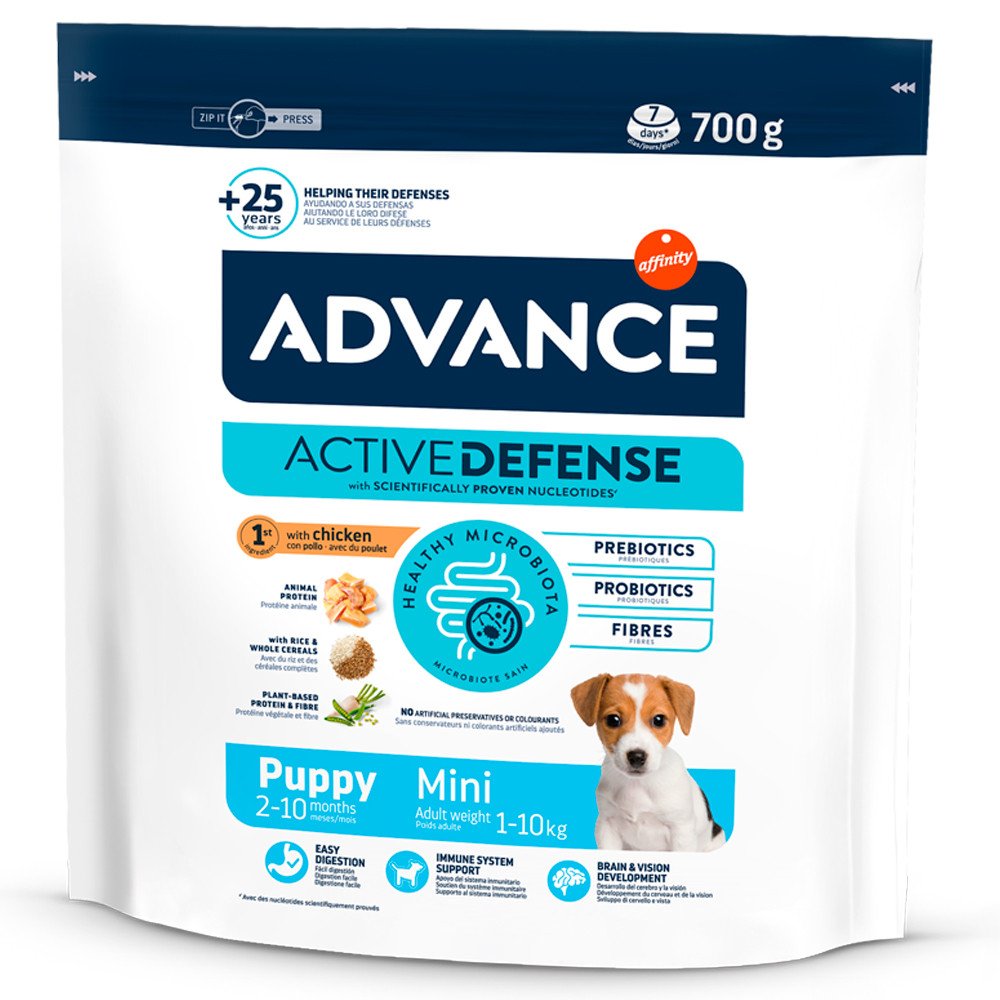 Advance Cão Puppy Mini Chicken & Rice 700Gr/3Kg/7Kg - Image 4